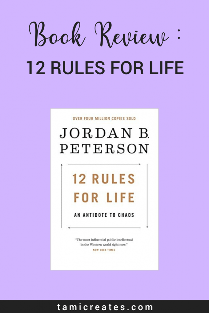 12 Rules for Life is a great book for anyone who's struggling with something - whether it's anxiety, depression, addiction, or feeling stuck in life. It will give you meaningful advice to help you get your life back on track and be the best person you can be! // Book Review: 12 Rules for Life