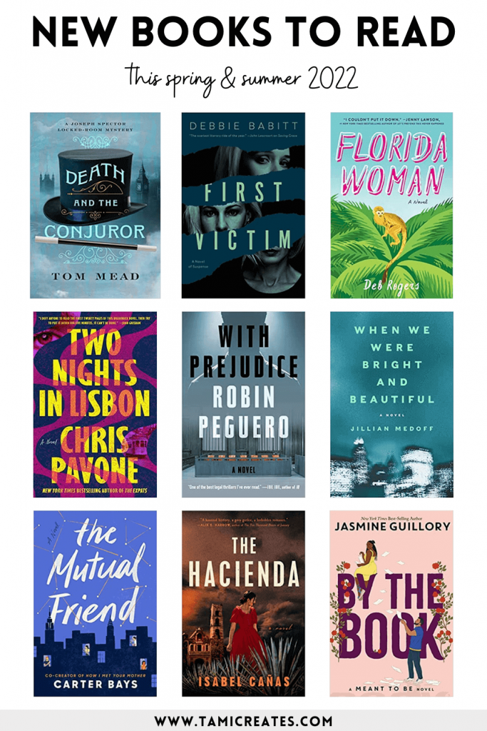 Check out these 9 awesome NEW books to read this spring and summer of 2022! // New book releases spring/summer 2022