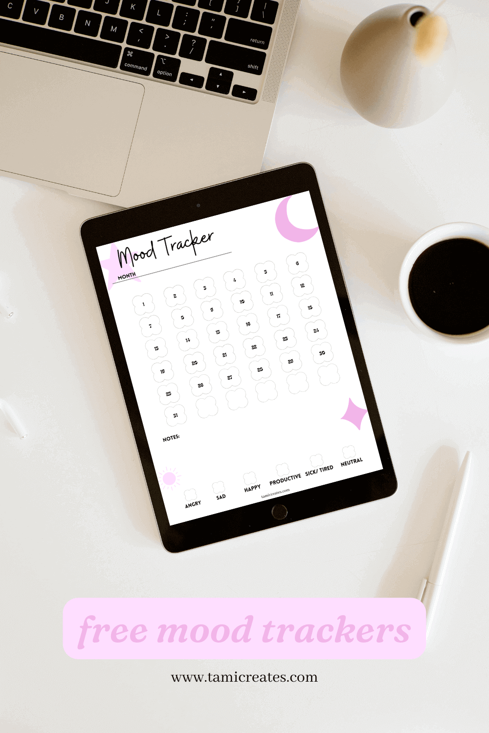 Mood trackers can benefit your mental health in so many different ways. Here are 2 printable free mood trackers for better mental health!