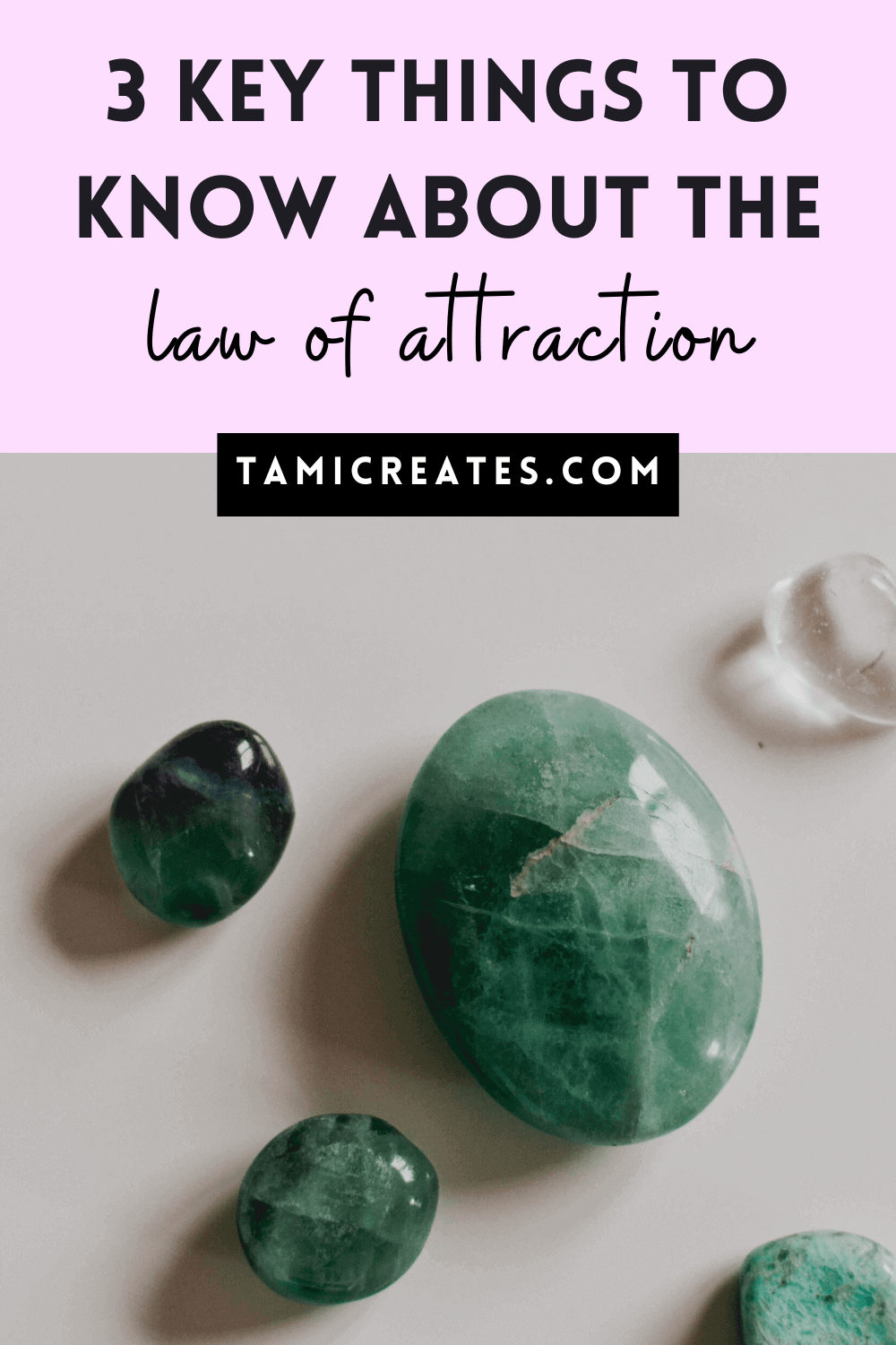 The law of attraction is a very popular topic, but there are still so many misconceptions about it. Here are 3 key things to know about the law of attraction!