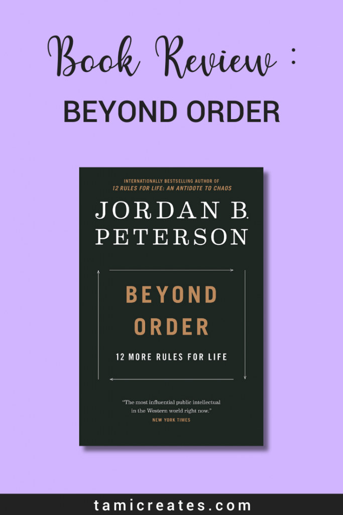 Check out my review of the self-help book Beyond Order: 12 More Rules for Life! // Beyond Order book review